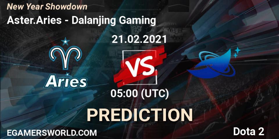 Aster.Aries - Dalanjing Gaming: ennuste. 21.02.2021 at 05:06, Dota 2, New Year Showdown