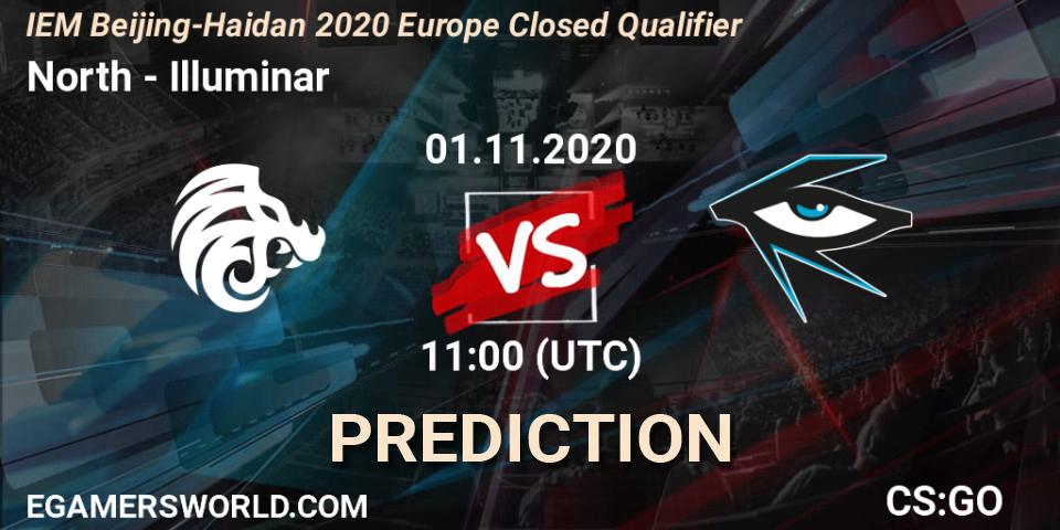 North - Illuminar: ennuste. 01.11.20, CS2 (CS:GO), IEM Beijing-Haidian 2020 Europe Closed Qualifier