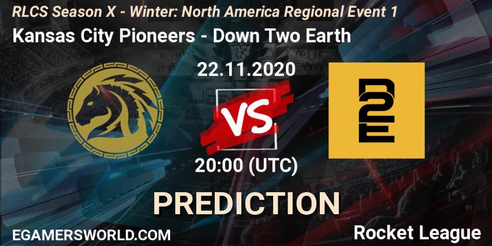 Kansas City Pioneers - Down Two Earth: ennuste. 22.11.2020 at 20:00, Rocket League, RLCS Season X - Winter: North America Regional Event 1