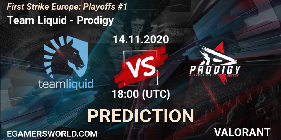Team Liquid - Prodigy: ennuste. 14.11.20, VALORANT, First Strike Europe: Playoffs #1