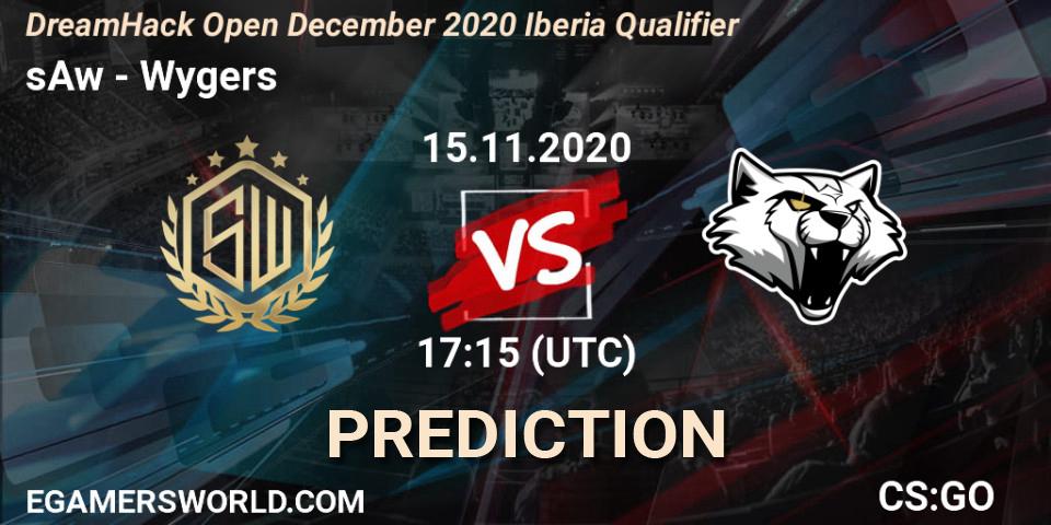 sAw - Wygers: ennuste. 15.11.2020 at 17:15, Counter-Strike (CS2), DreamHack Open December 2020 Iberia Qualifier