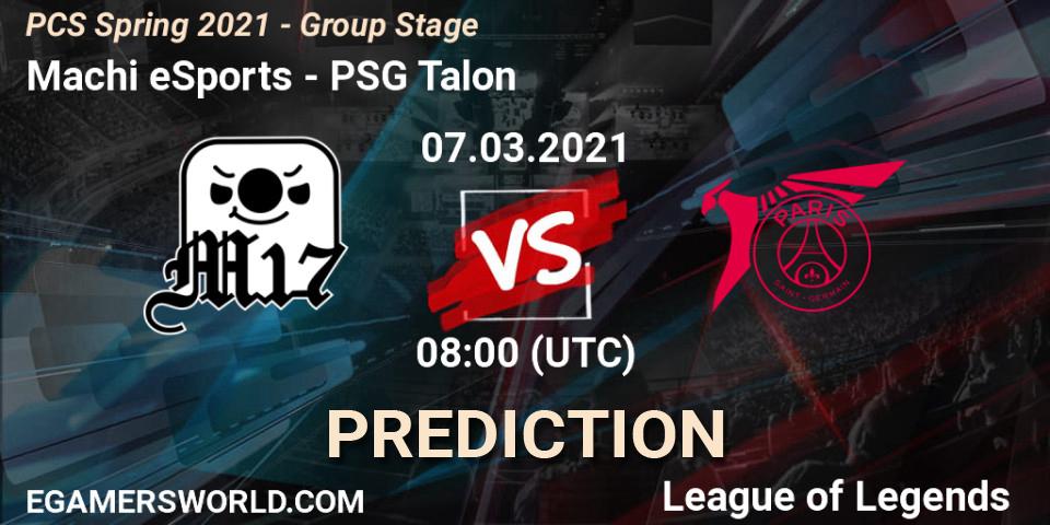 Machi eSports - PSG Talon: ennuste. 07.03.2021 at 10:10, LoL, PCS Spring 2021 - Group Stage