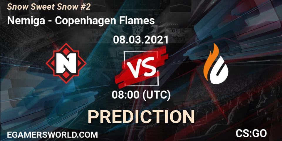 Nemiga - Copenhagen Flames: ennuste. 08.03.2021 at 08:00, Counter-Strike (CS2), Snow Sweet Snow #2