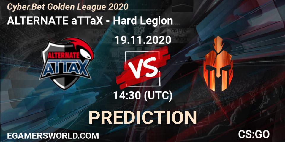 ALTERNATE aTTaX - Hard Legion: ennuste. 19.11.20, CS2 (CS:GO), Cyber.Bet Golden League 2020