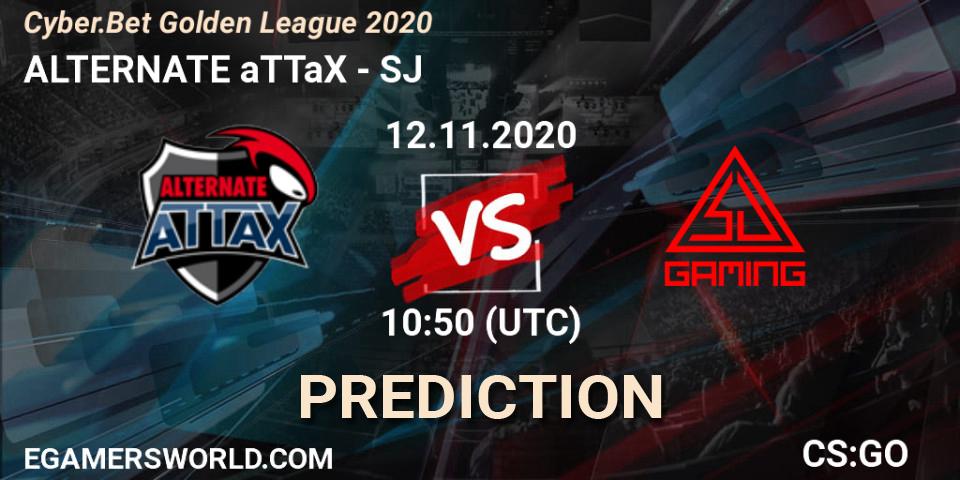ALTERNATE aTTaX - SJ: ennuste. 12.11.2020 at 10:50, Counter-Strike (CS2), Cyber.Bet Golden League 2020