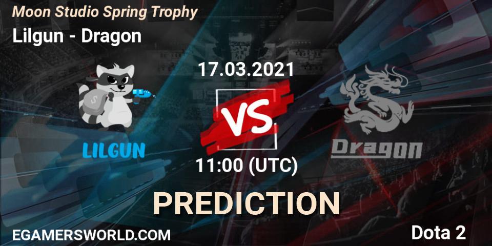 Lilgun - Dragon: ennuste. 17.03.2021 at 12:01, Dota 2, Moon Studio Spring Trophy