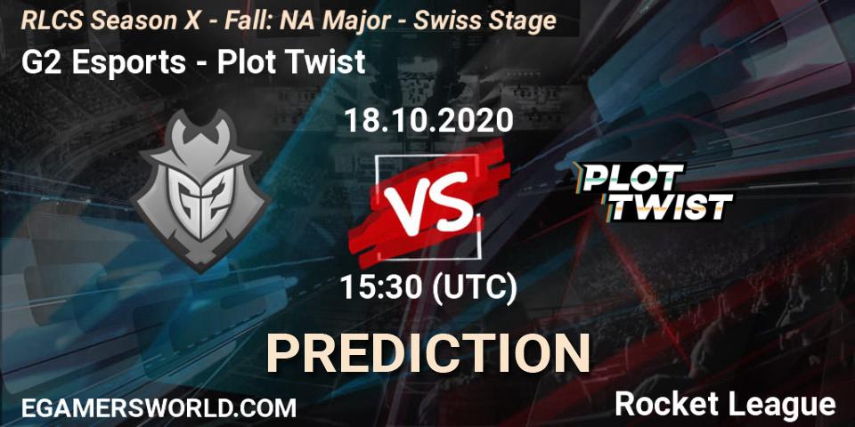 G2 Esports - Plot Twist: ennuste. 18.10.20, Rocket League, RLCS Season X - Fall: NA Major - Swiss Stage