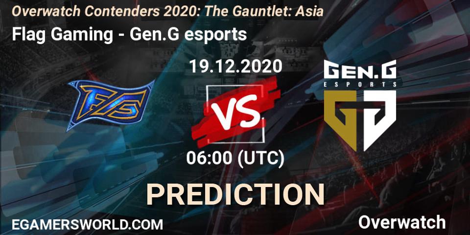 Flag Gaming - Gen.G esports: ennuste. 19.12.20, Overwatch, Overwatch Contenders 2020: The Gauntlet: Asia
