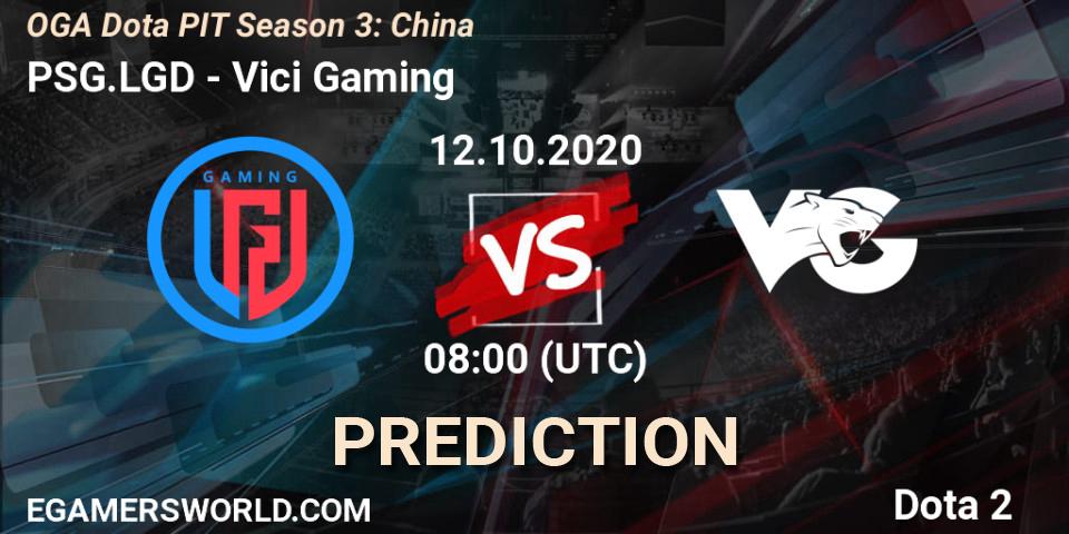 PSG.LGD - Vici Gaming: ennuste. 12.10.2020 at 08:01, Dota 2, OGA Dota PIT Season 3: China