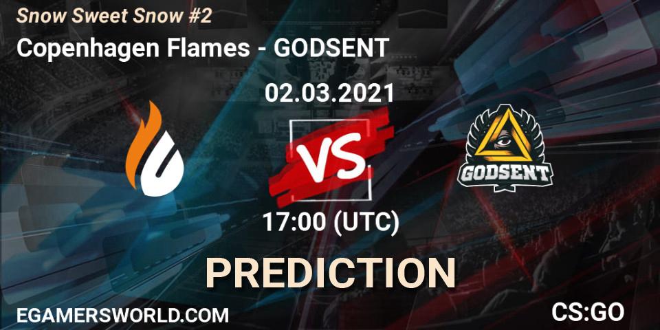 Copenhagen Flames - GODSENT: ennuste. 02.03.2021 at 17:00, Counter-Strike (CS2), Snow Sweet Snow #2