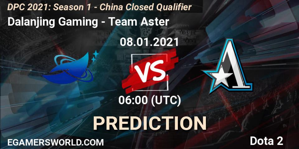 Dalanjing Gaming - Team Aster: ennuste. 08.01.2021 at 05:30, Dota 2, DPC 2021: Season 1 - China Closed Qualifier