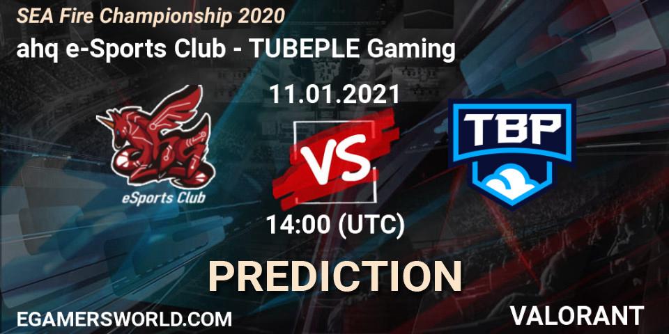 ahq e-Sports Club - TUBEPLE Gaming: ennuste. 11.01.2021 at 14:00, VALORANT, SEA Fire Championship 2020
