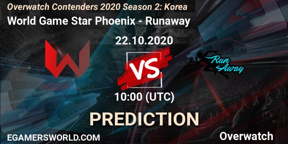 World Game Star Phoenix - Runaway: ennuste. 22.10.20, Overwatch, Overwatch Contenders 2020 Season 2: Korea