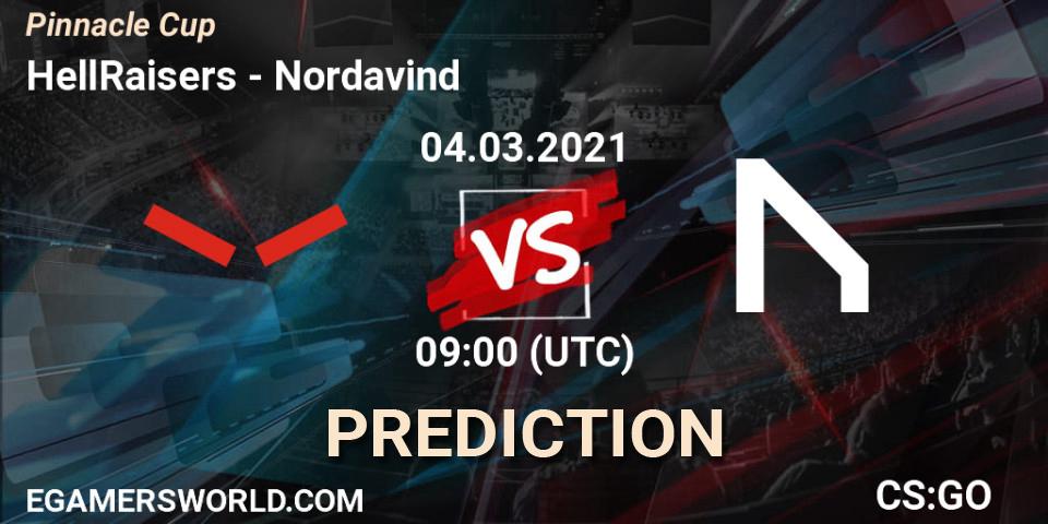 HellRaisers - Nordavind: ennuste. 04.03.2021 at 09:00, Counter-Strike (CS2), Pinnacle Cup #1