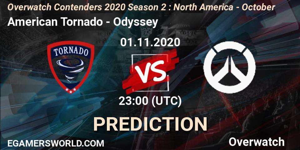 American Tornado - Odyssey: ennuste. 01.11.2020 at 23:00, Overwatch, Overwatch Contenders 2020 Season 2: North America - October