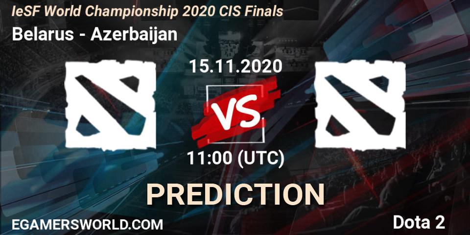 Belarus - Azerbaijan: ennuste. 15.11.2020 at 10:44, Dota 2, IeSF World Championship 2020 CIS Finals