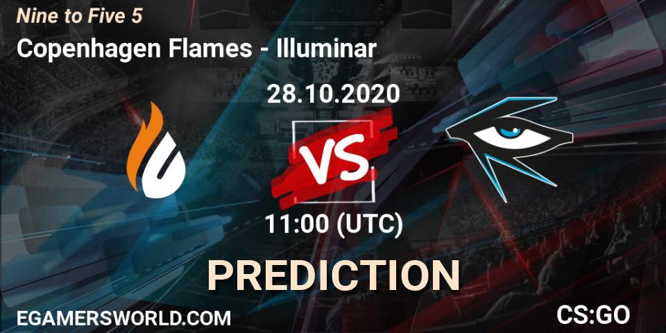 Copenhagen Flames - Illuminar: ennuste. 28.10.2020 at 11:00, Counter-Strike (CS2), Nine to Five 5