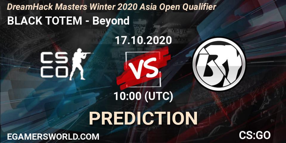 BLACK TOTEM - Beyond: ennuste. 17.10.20, CS2 (CS:GO), DreamHack Masters Winter 2020 Asia Open Qualifier