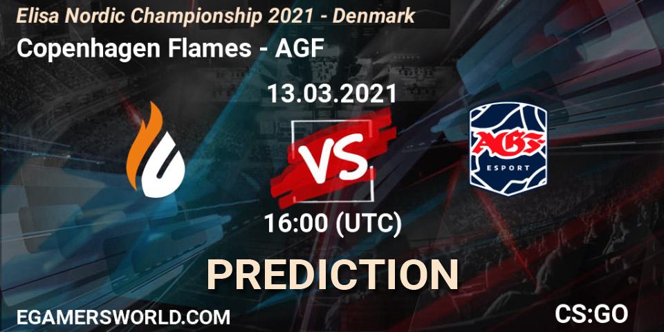Copenhagen Flames - AGF: ennuste. 13.03.2021 at 16:05, Counter-Strike (CS2), Elisa Nordic Championship 2021 - Denmark