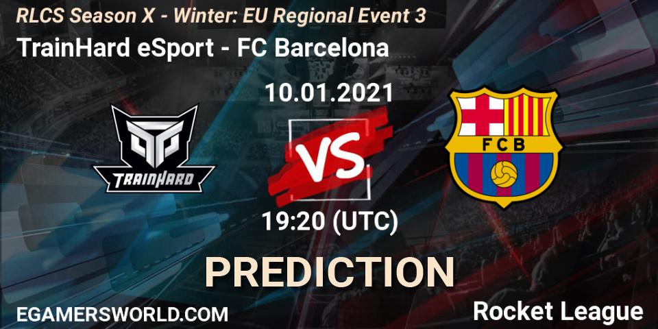 TrainHard eSport - FC Barcelona: ennuste. 10.01.21, Rocket League, RLCS Season X - Winter: EU Regional Event 3