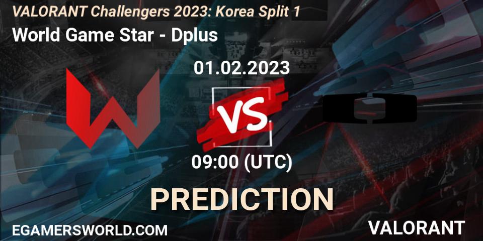 World Game Star - Dplus: ennuste. 01.02.23, VALORANT, VALORANT Challengers 2023: Korea Split 1