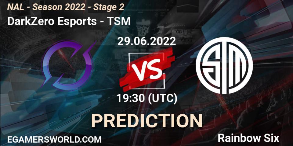DarkZero Esports - TSM: ennuste. 29.06.22, Rainbow Six, NAL - Season 2022 - Stage 2