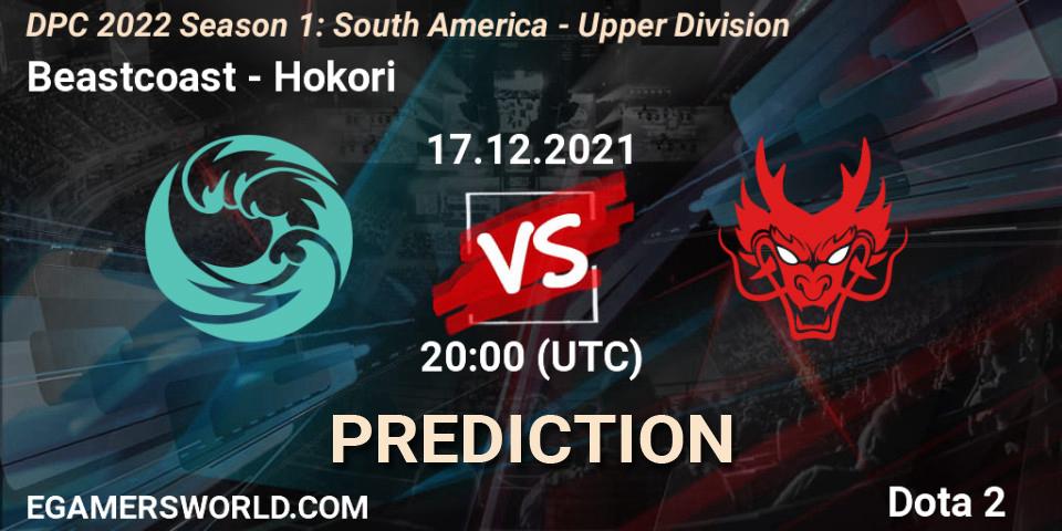 Beastcoast - Hokori: ennuste. 17.12.2021 at 20:11, Dota 2, DPC 2022 Season 1: South America - Upper Division
