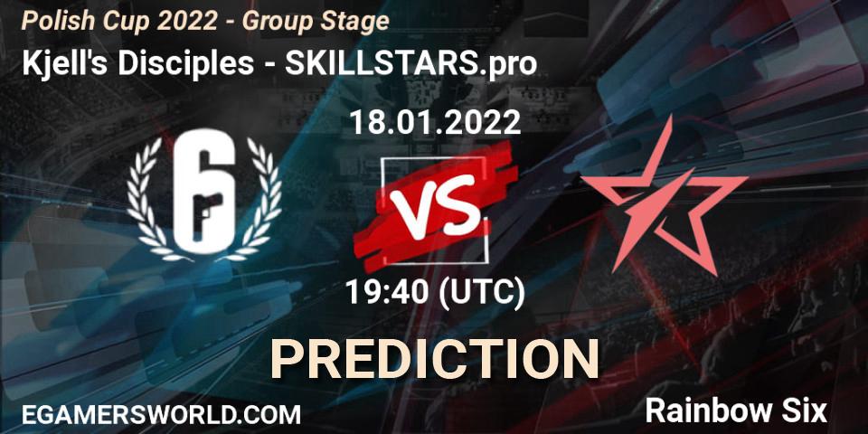 Kjell's Disciples - SKILLSTARS.pro: ennuste. 18.01.2022 at 19:40, Rainbow Six, Polish Cup 2022 - Group Stage