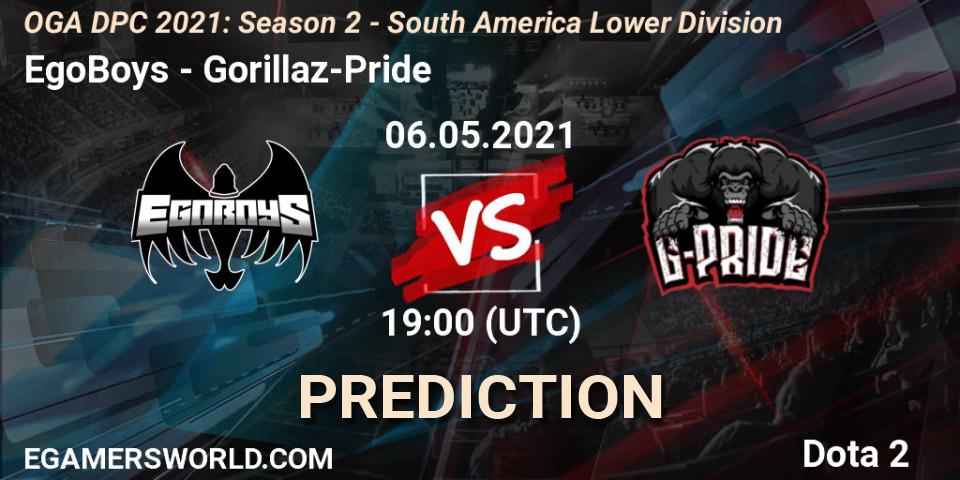 EgoBoys - Gorillaz-Pride: ennuste. 06.05.21, Dota 2, OGA DPC 2021: Season 2 - South America Lower Division 
