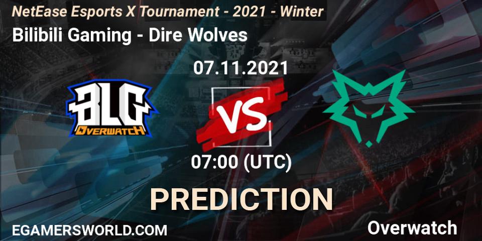 Bilibili Gaming - Dire Wolves: ennuste. 07.11.21, Overwatch, NetEase Esports X Tournament - 2021 - Winter