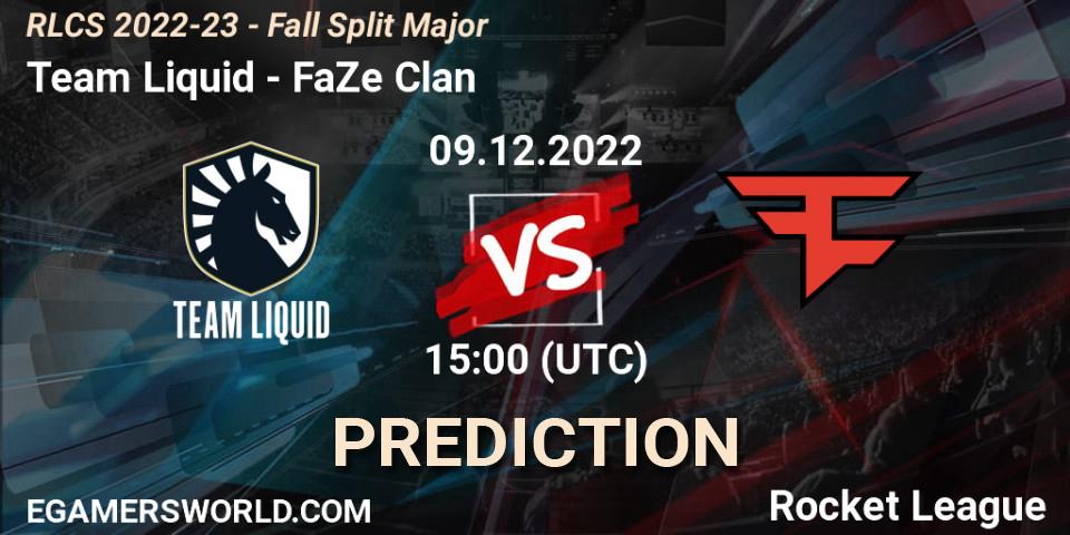 Team Liquid - FaZe Clan: ennuste. 09.12.22, Rocket League, RLCS 2022-23 - Fall Split Major