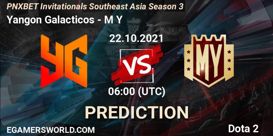 Yangon Galacticos - M Y: ennuste. 22.10.2021 at 06:20, Dota 2, PNXBET Invitationals Southeast Asia Season 3