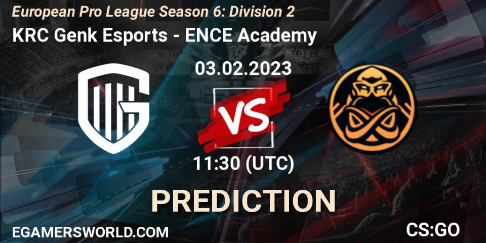 KRC Genk Esports - ENCE Academy: ennuste. 03.02.23, CS2 (CS:GO), European Pro League Season 6: Division 2