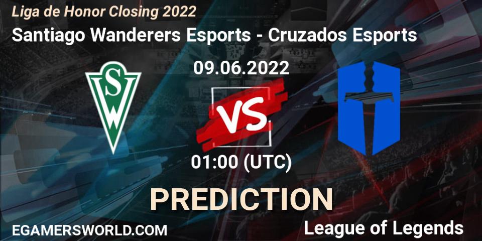 Santiago Wanderers Esports - Cruzados Esports: ennuste. 09.06.2022 at 01:00, LoL, Liga de Honor Closing 2022