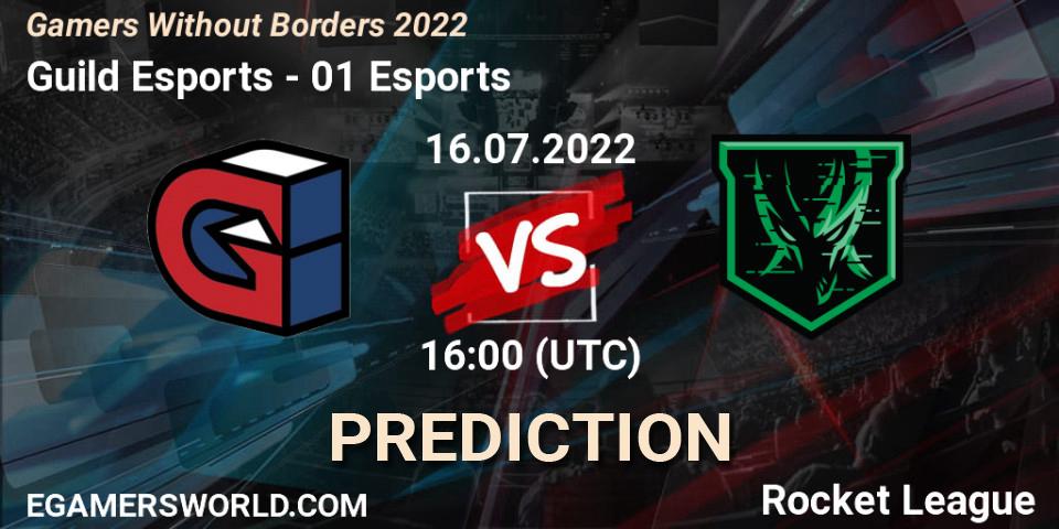 Guild Esports - 01 Esports: ennuste. 16.07.2022 at 16:00, Rocket League, Gamers Without Borders 2022