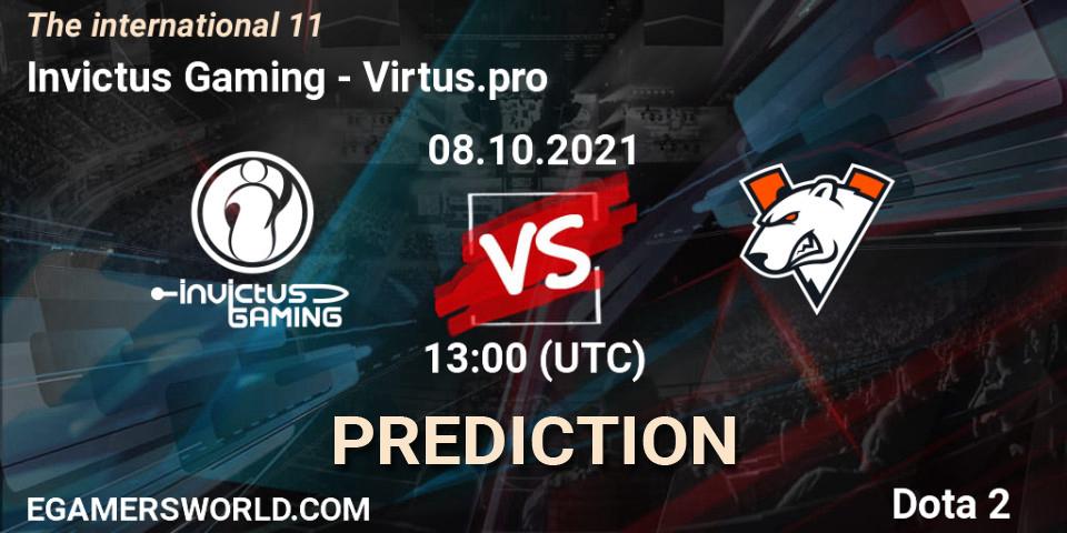 Invictus Gaming - Virtus.pro: ennuste. 08.10.21, Dota 2, The Internationa 2021