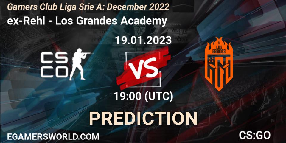 ex-Rehl - Los Grandes Academy: ennuste. 19.01.23, CS2 (CS:GO), Gamers Club Liga Série A: December 2022