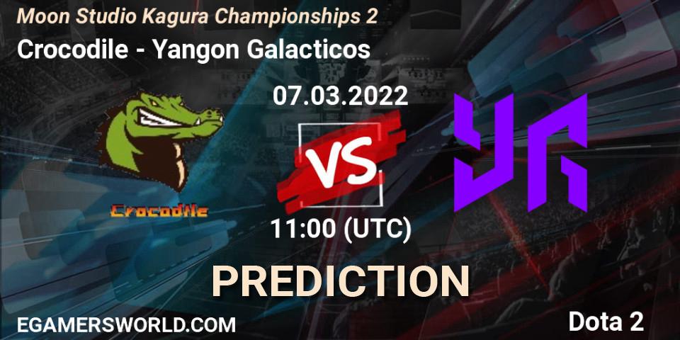 Crocodile - Yangon Galacticos: ennuste. 07.03.2022 at 12:36, Dota 2, Moon Studio Kagura Championships 2