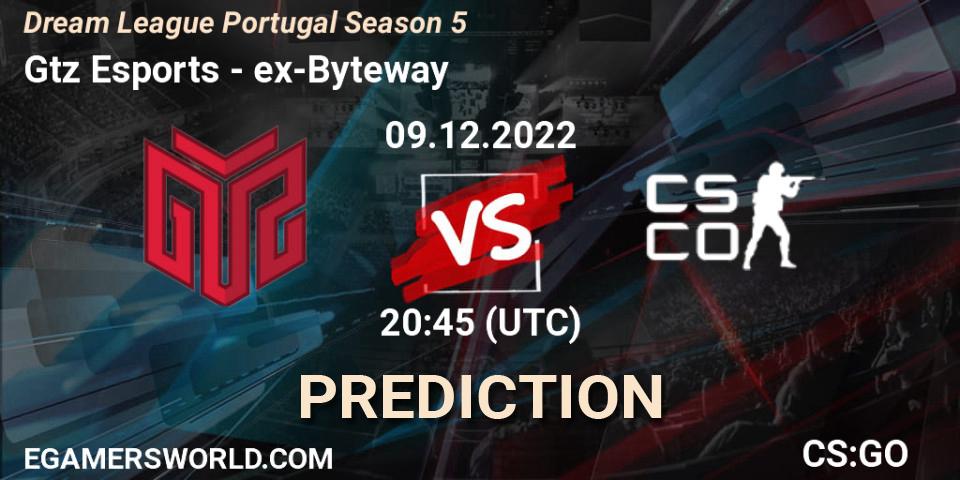 GTZ Bulls Esports - ex-Byteway: ennuste. 09.12.22, CS2 (CS:GO), Dream League Portugal Season 5