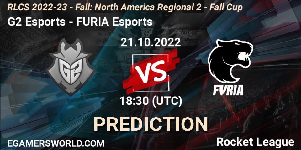 G2 Esports - FURIA Esports: ennuste. 21.10.2022 at 18:30, Rocket League, RLCS 2022-23 - Fall: North America Regional 2 - Fall Cup
