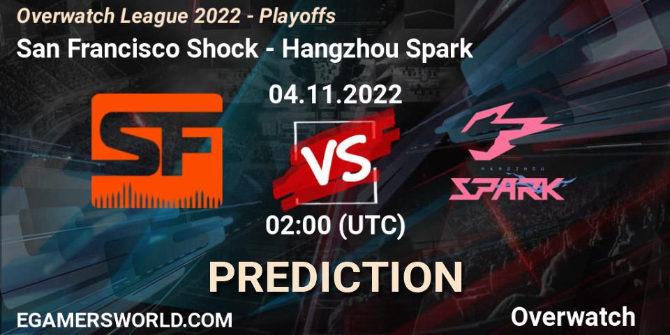 San Francisco Shock - Hangzhou Spark: ennuste. 04.11.22, Overwatch, Overwatch League 2022 - Playoffs