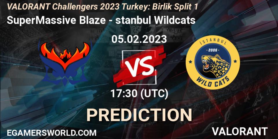 SuperMassive Blaze - İstanbul Wildcats: ennuste. 05.02.23, VALORANT, VALORANT Challengers 2023 Turkey: Birlik Split 1