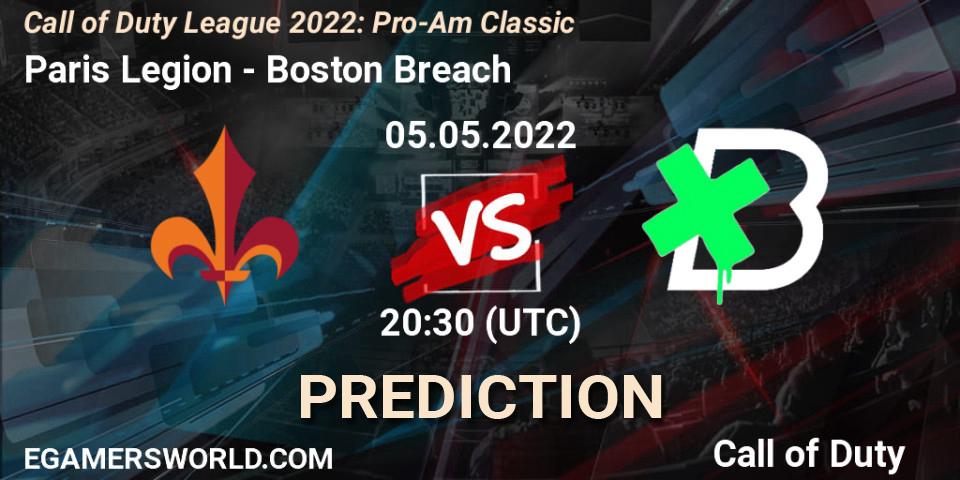 Paris Legion - Boston Breach: ennuste. 05.05.22, Call of Duty, Call of Duty League 2022: Pro-Am Classic