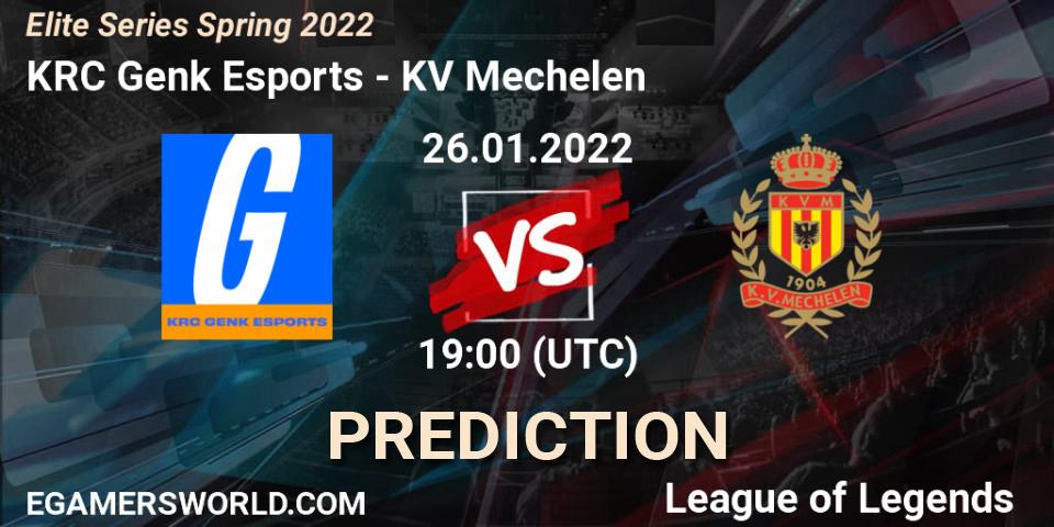 KRC Genk Esports - KV Mechelen: ennuste. 26.01.2022 at 19:00, LoL, Elite Series Spring 2022