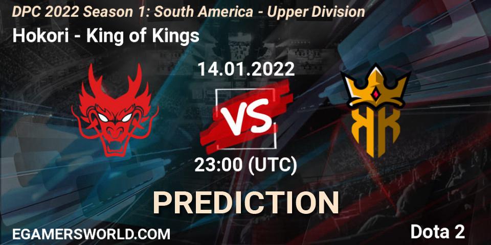 Hokori - King of Kings: ennuste. 14.01.2022 at 23:25, Dota 2, DPC 2022 Season 1: South America - Upper Division