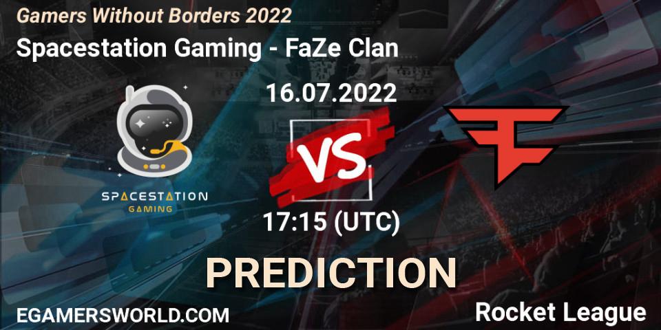 Spacestation Gaming - FaZe Clan: ennuste. 16.07.2022 at 17:15, Rocket League, Gamers Without Borders 2022