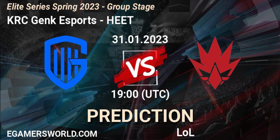 KRC Genk Esports - HEET: ennuste. 31.01.23, LoL, Elite Series Spring 2023 - Group Stage