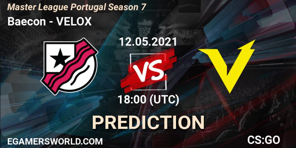 Baecon - VELOX: ennuste. 12.05.21, CS2 (CS:GO), Master League Portugal Season 7