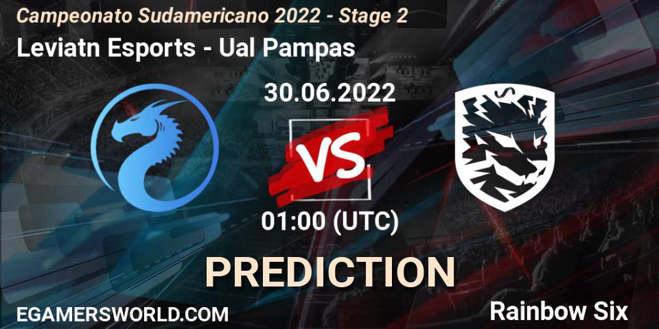 Leviatán Esports - Ualá Pampas: ennuste. 30.06.2022 at 01:00, Rainbow Six, Campeonato Sudamericano 2022 - Stage 2