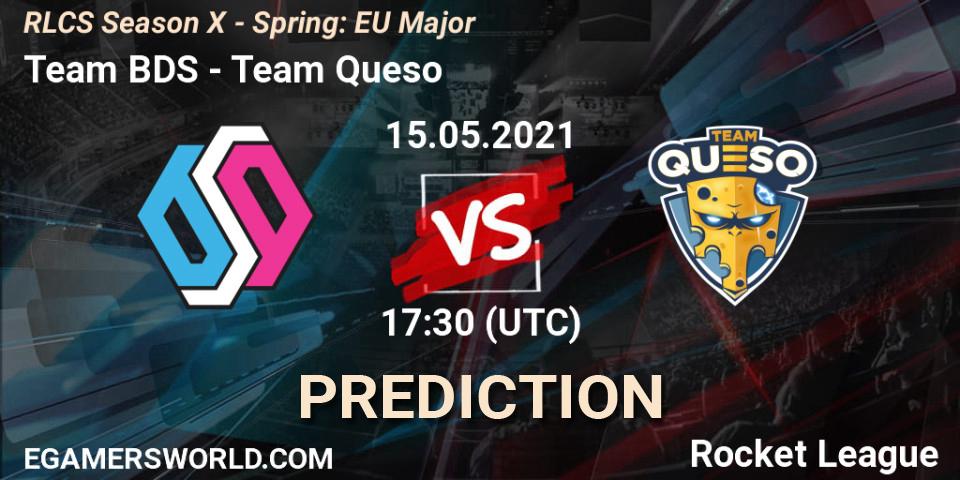 Team BDS - Team Queso: ennuste. 15.05.2021 at 17:30, Rocket League, RLCS Season X - Spring: EU Major